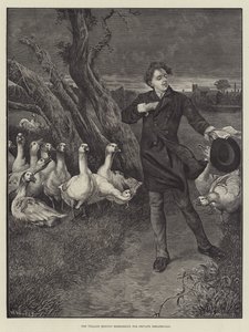 The Village Roscius øver for private teatre